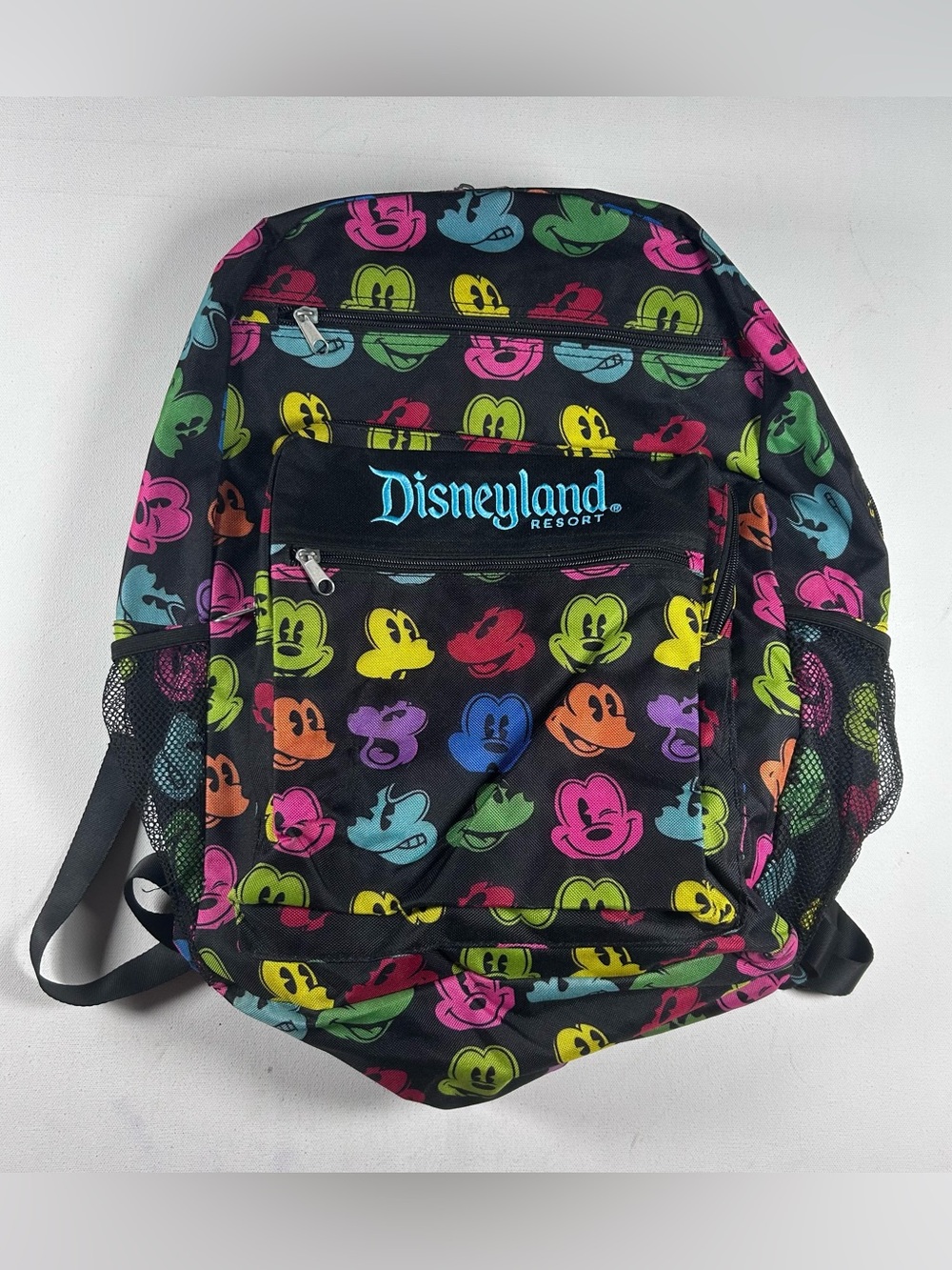 Authentic Walt Disney World Multicolored Mickey Mouse Full Size Backpack